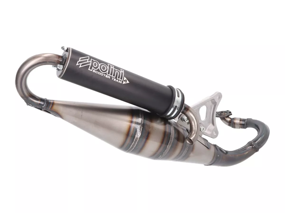 Exhaust - POLINI Team 4 - Minarelli 50 cc (horizontal) - holographic