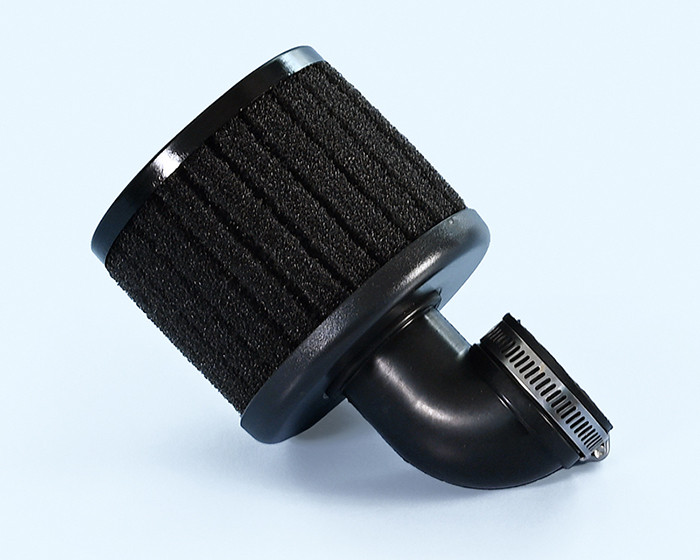 Luchtfilter -POLINI- High Flow - For Race - 90°, lang, aansluitdiameter = 38 mm - CP 15-24