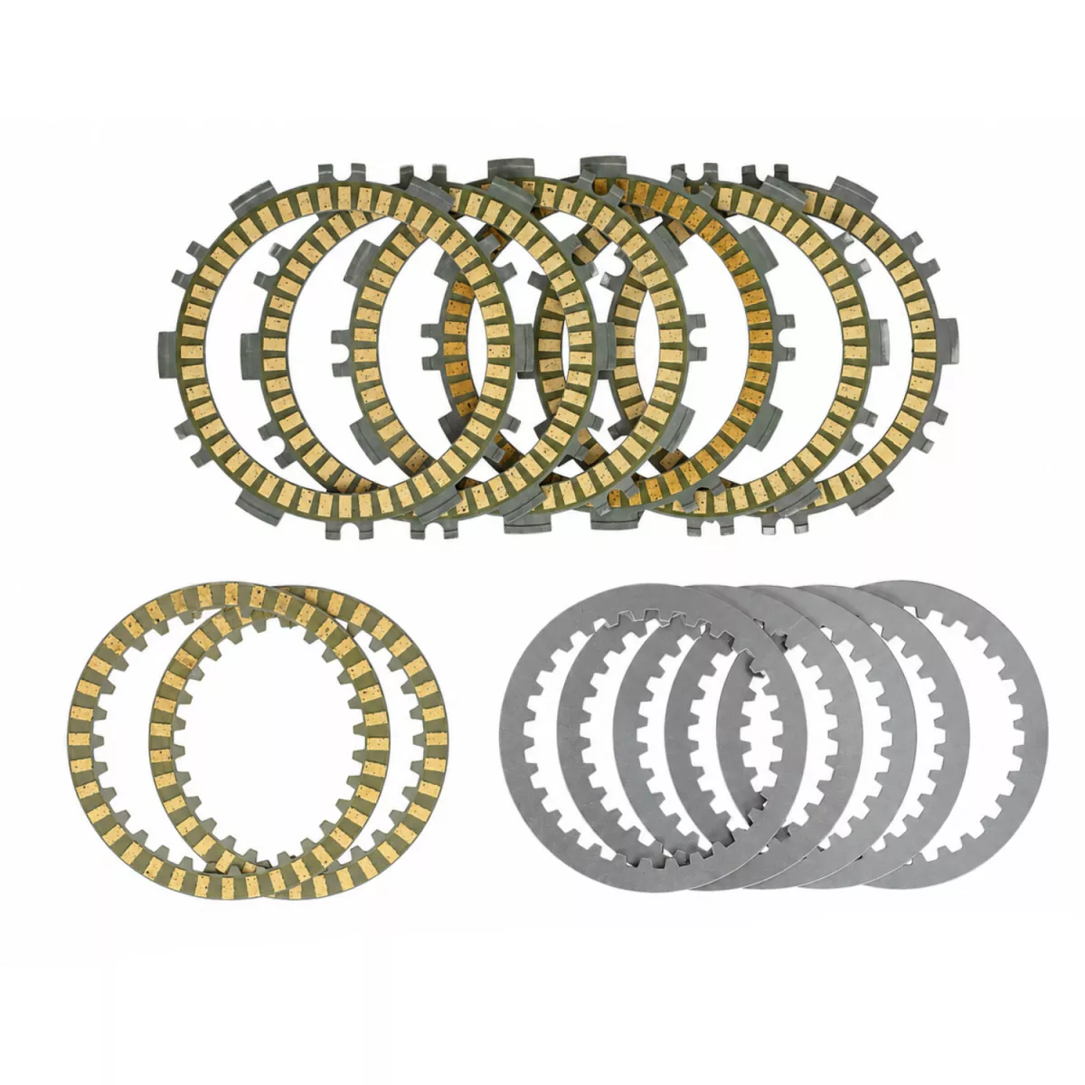 Clutch Plate Set (includes steel discs) -POLINI- Yamaha T-Max 530-560, Kymco AK 550