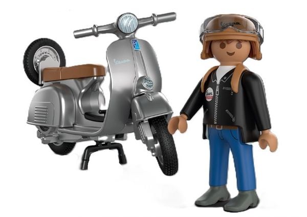 Modell 80 Jahre -PLAYMOBIL®- Vespa 150 Sprint Veloce - silber