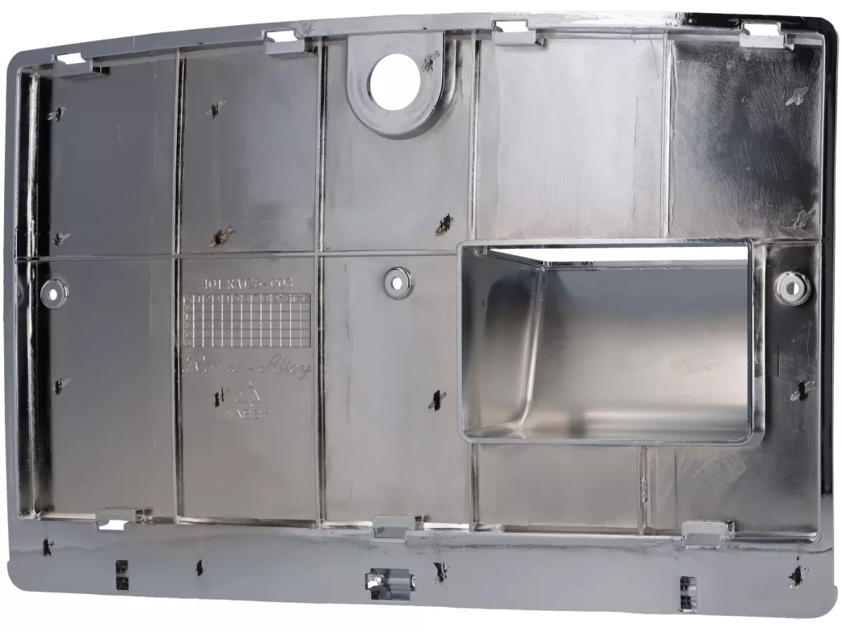 Tapa interior del maletero Royal Alloy, cromada para GP, TG, JPS 125-350cc