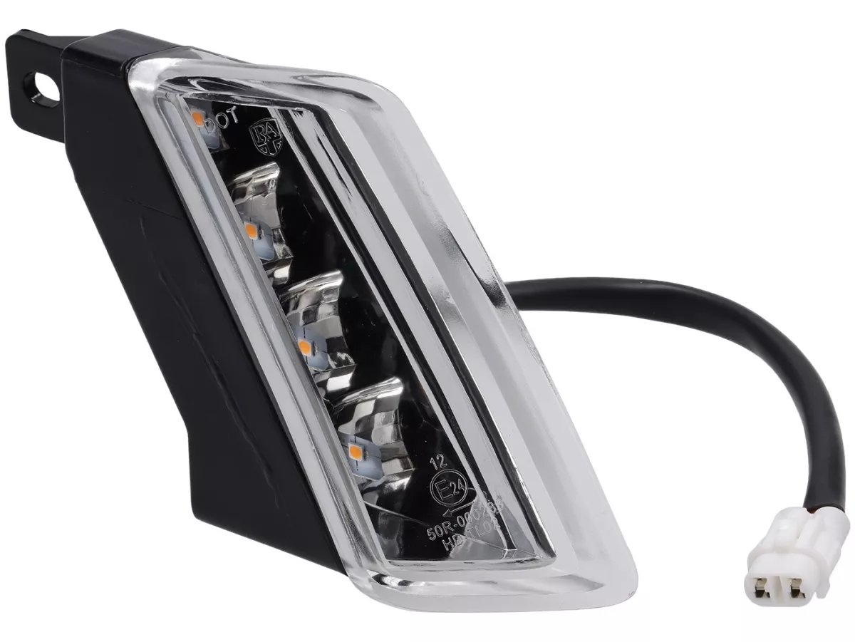 Blinkers Royal Alloy, bak, vänster, för GP 125–350