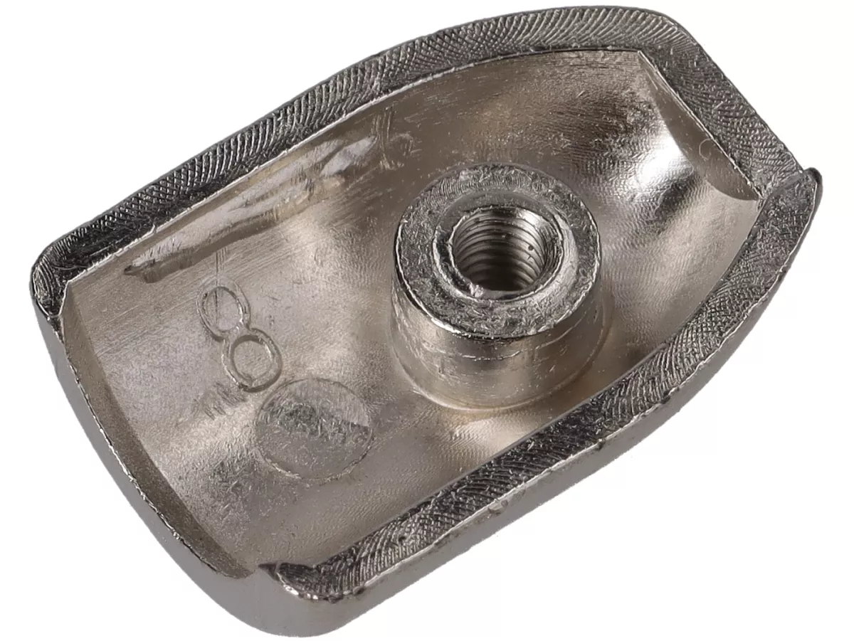 Leg shield rubber end piece Royal Alloy top, right, outer for Royal Alloy GP, GT, JPS, TG 125-350