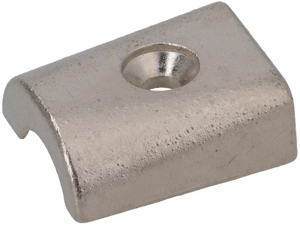 Leg shield rubber end piece Royal Alloy bottom, right, inside for Royal Alloy GP, GT, JPS, TG 125-350