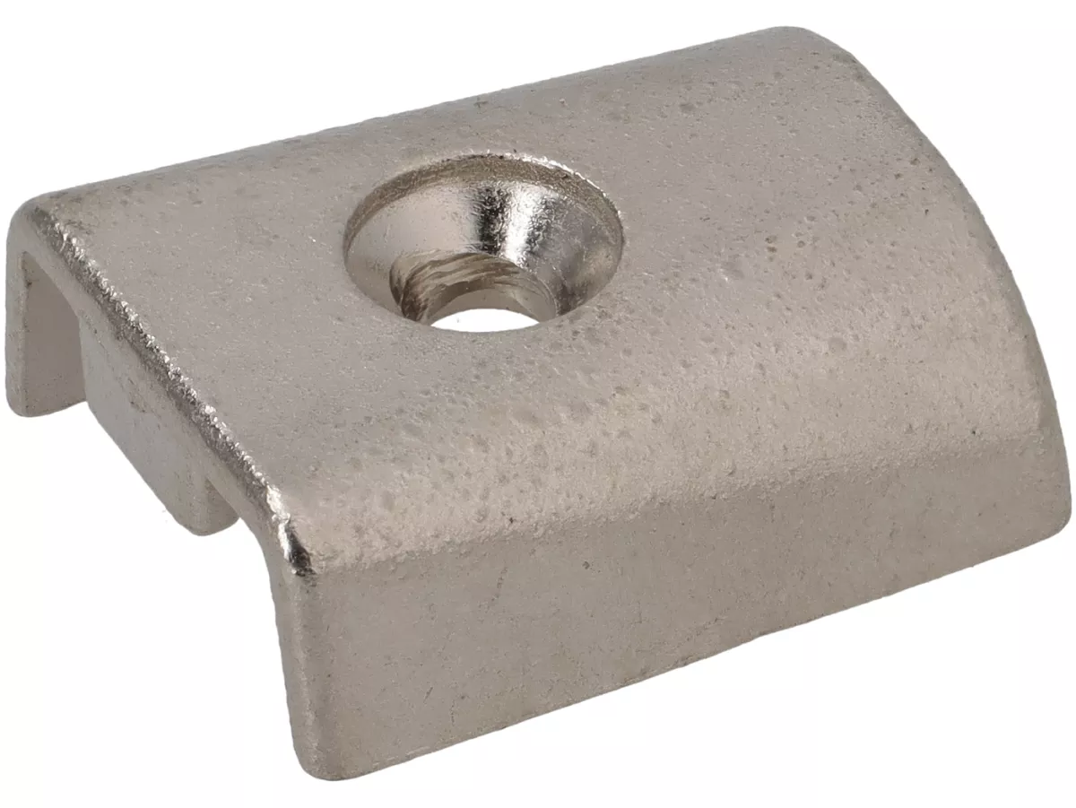 Leg shield rubber end piece Royal Alloy bottom, right, inside for Royal Alloy GP, GT, JPS, TG 125-350