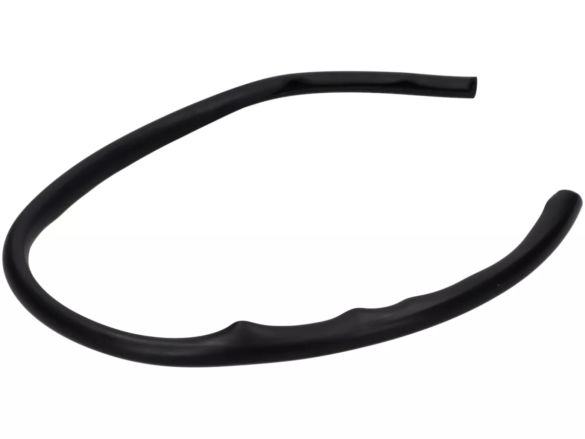 Protector de pierna de goma izquierda y derecha Royal Alloy, negro para GP, TG, JPS 125-350cc