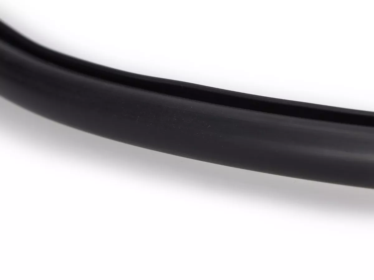 Protector de pierna de goma izquierda y derecha Royal Alloy, negro para GP, TG, JPS 125-350cc