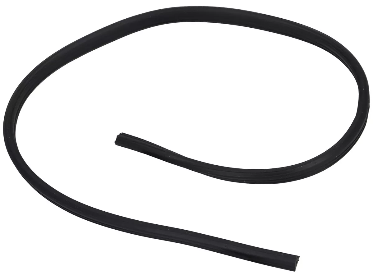 Side cover rubber, bottom, short, right and left Royal Alloy, black for GP, TG, JPS 125-350cc