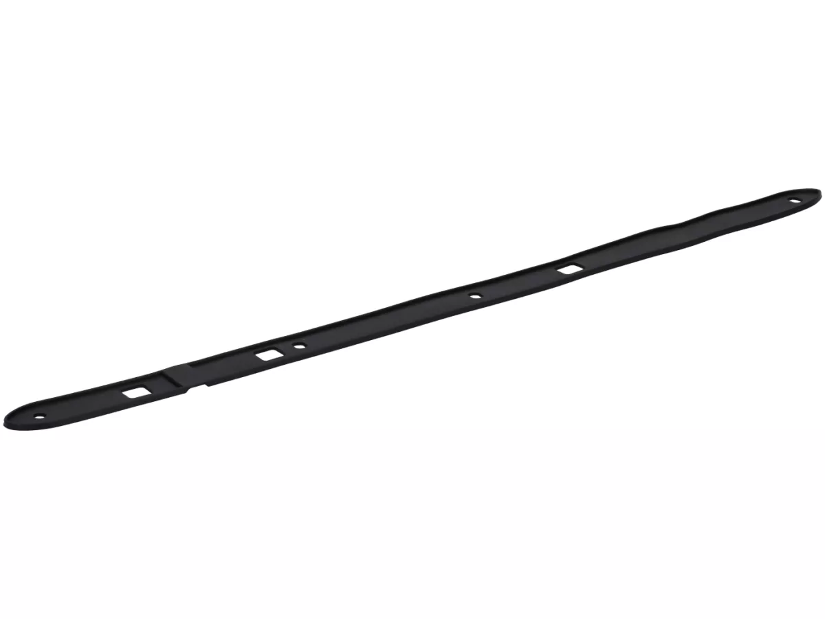 Unterlage für Trittleiste, vorne, mittig, links und rechts, schwarz Royal Alloy,für GP, TG, JPS 125-350ccm