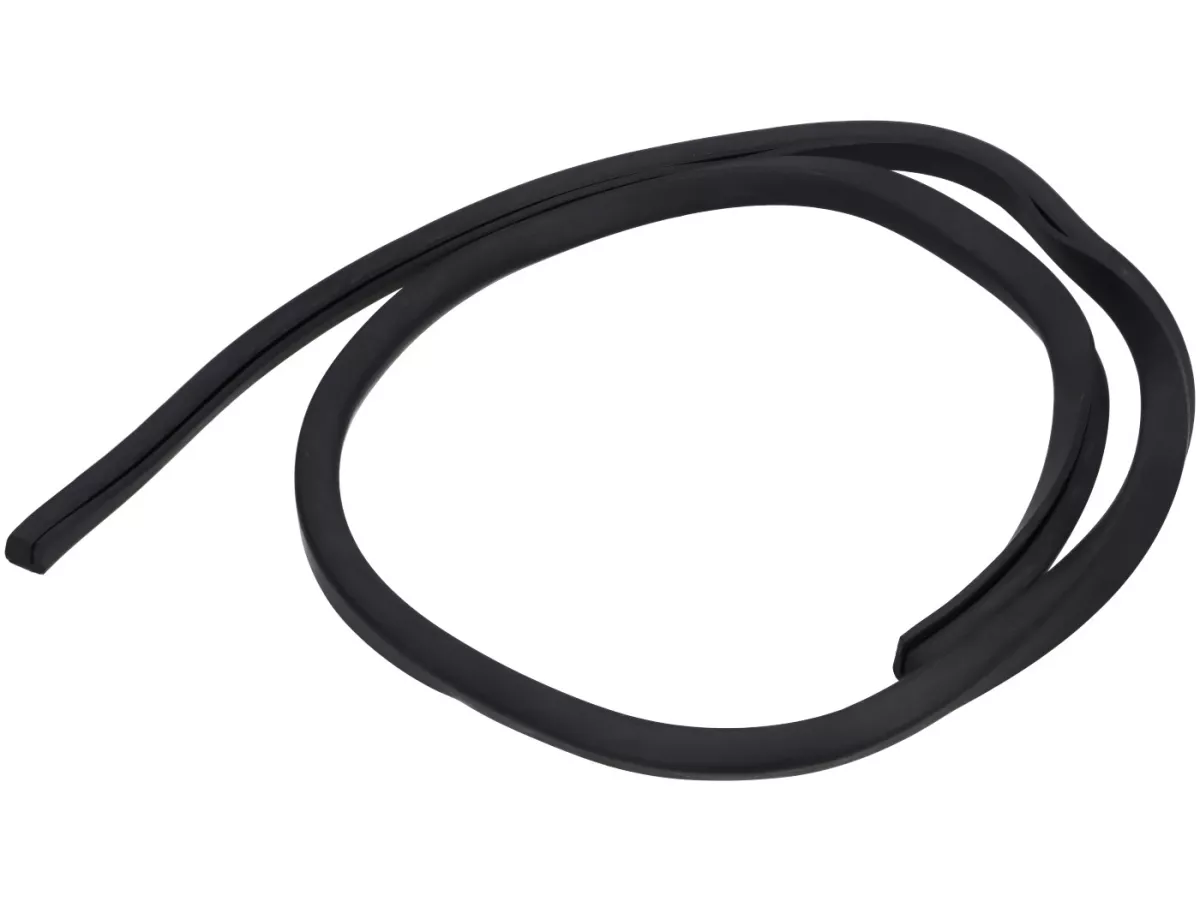Rubber zijkap, boven, lang, rechts en links Royal Alloy, zwart voor GP, TG Zijspan 350