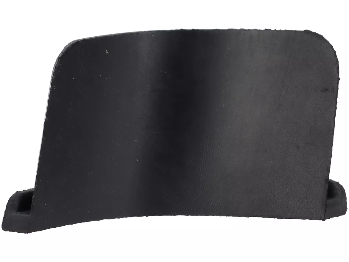 Rubberprofiel tussen frameloop en treeplank Royal Alloy, links, zwart voor GP, GT, TG, JPS