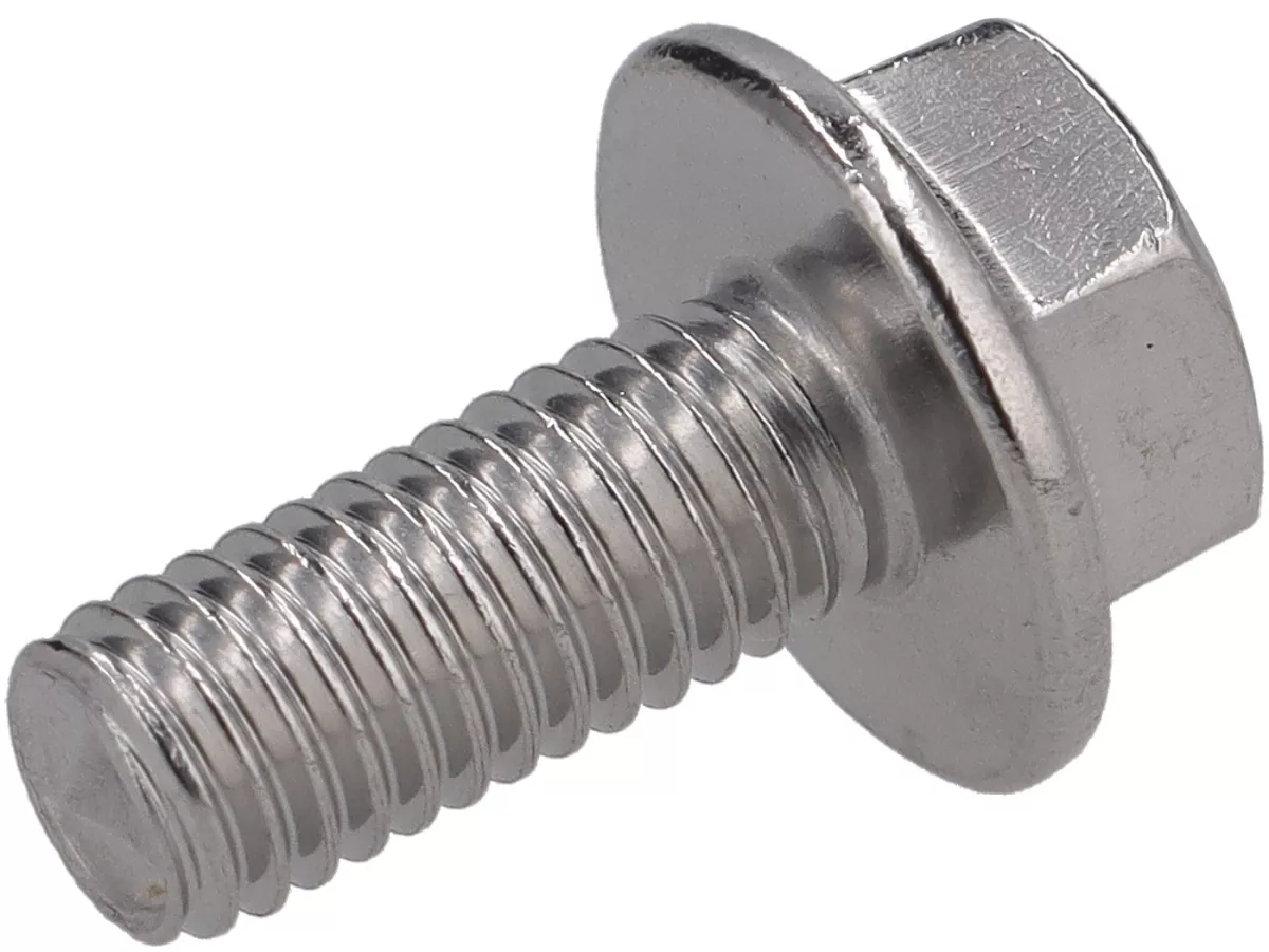 Tornillo de brida con cabeza hexagonal M5 x 12