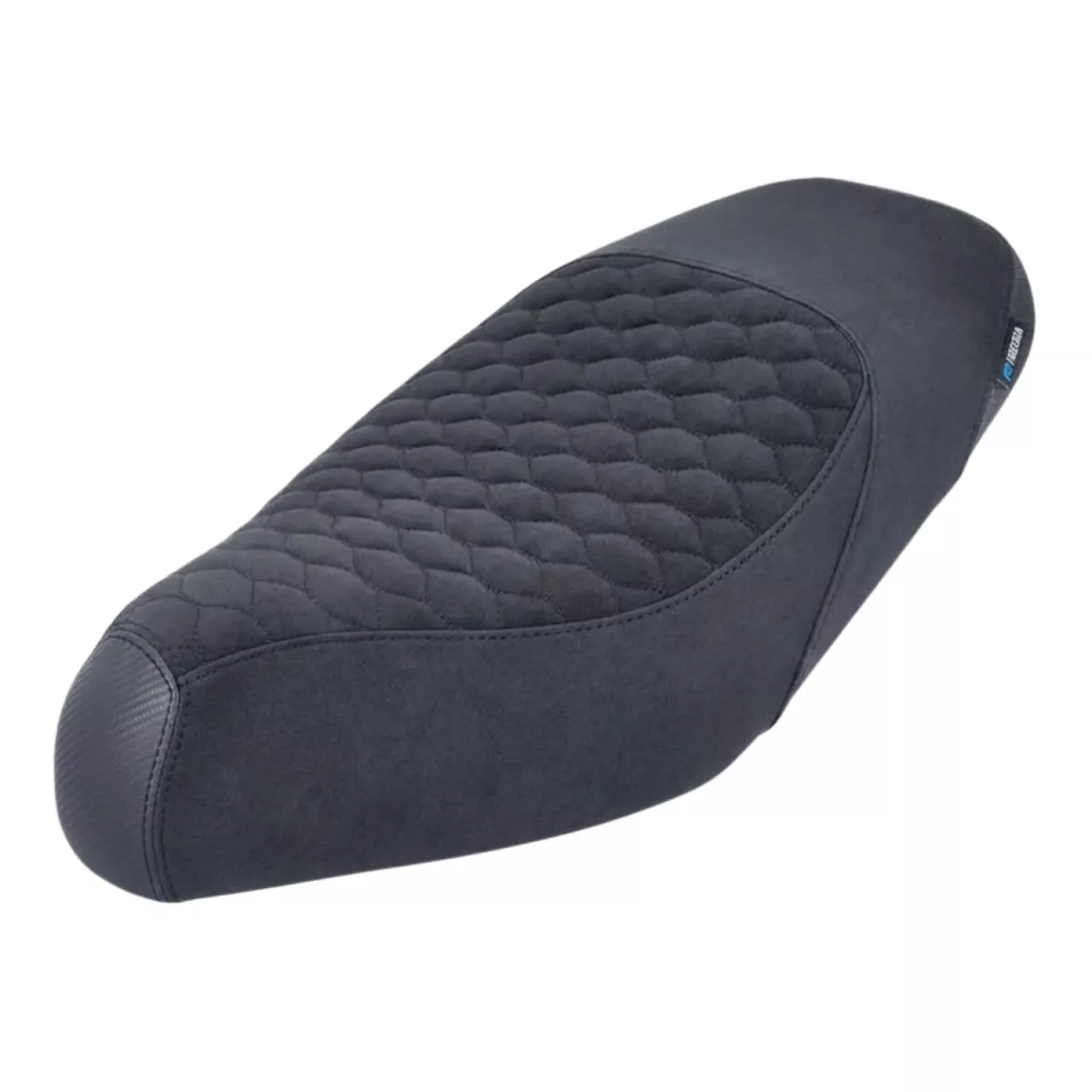 Seat Cover -REGIA- Gilera Runner (through 2002) - Carbon Look Honeycomb - black / black