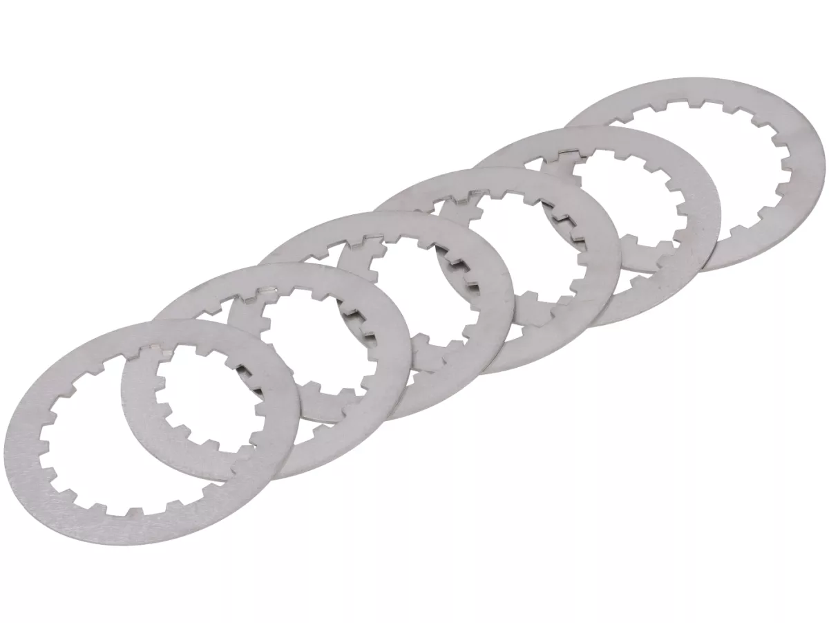 Set frizione senza pignone (non montato) - STINGWORKS Sei Giorni GP - Vespa Largeframe PX80, PX125, PX150, PX200, Cosa, T5, Sprint150 Veloce, Rally, GTR, TS125, Super150 (VBC)