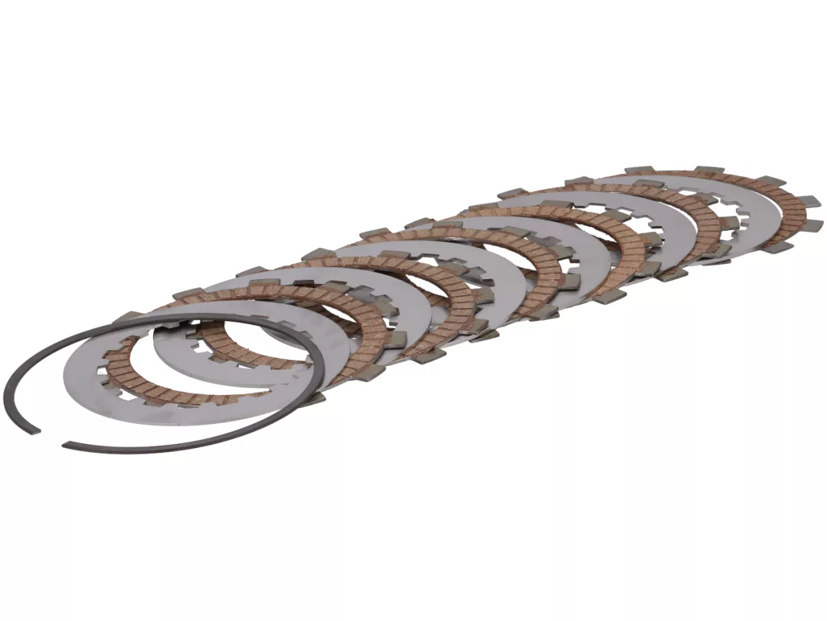 Set frizione senza pignone (non montato) - STINGWORKS Sei Giorni GP - Vespa Wideframe 1953-1959 VM, VN, VL, VB, Motovespa 125S (V72M, V58MS, V60MS), telaio largo VNA, VBA, VNB, VGLA, VBB1T, Motovespa 125N (V56M, V58M, V60M, V101M)
