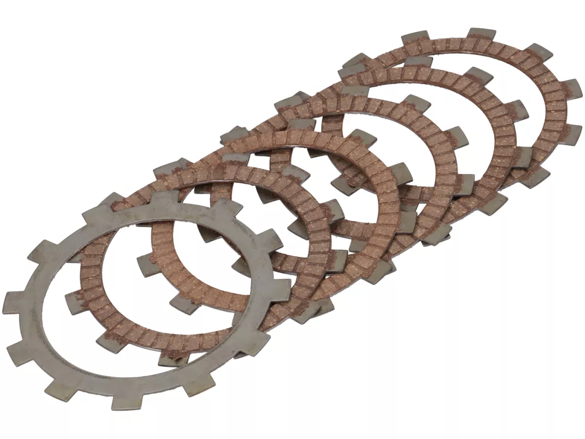 Set frizione senza pignone (non montato) - STINGWORKS Sei Giorni GP - Vespa Wideframe 1953-1959 VM, VN, VL, VB, Motovespa 125S (V72M, V58MS, V60MS), telaio largo VNA, VBA, VNB, VGLA, VBB1T, Motovespa 125N (V56M, V58M, V60M, V101M)