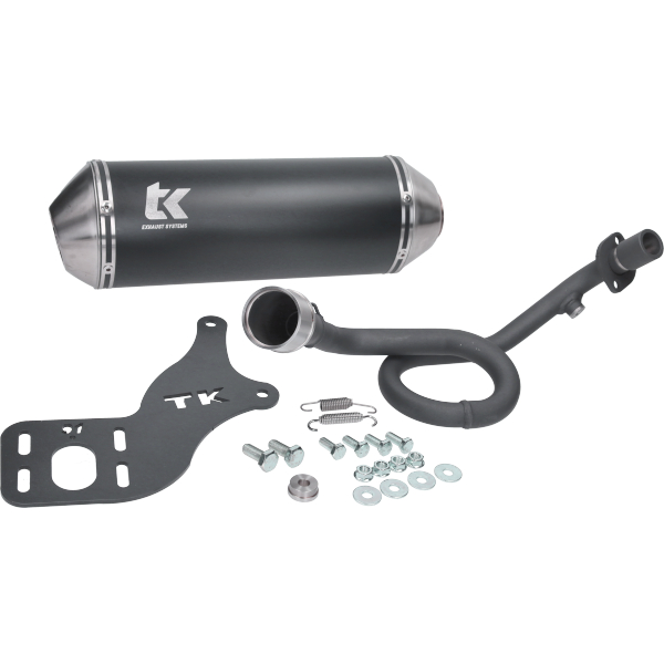 Exhaust -TURBO KIT- Aprilia SXR 50 ie Euro5 2021-2024 (CD32M) - black