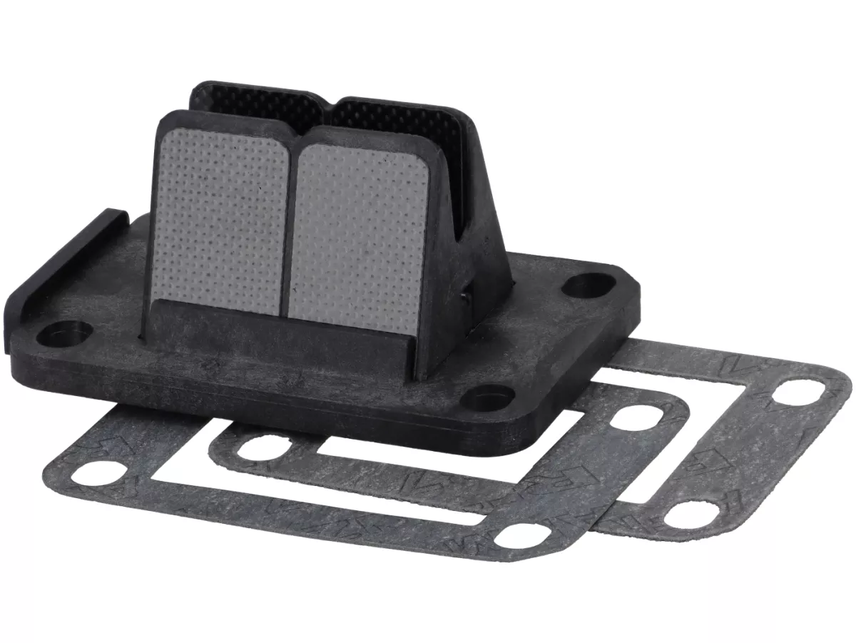 Blocco membrana -TOP PERFORMANCES- VForce - Minarelli AM6, Derbi D50B0/D50B1 - Aprilia MX50, RS50, RS4, RX50, SX50, Tuono50, Derbi Senda50, GPR50, Peugeot XPS50, XR6, XR7, Rieju RS2, Yamaha DT50, TRZ50 - Vespa telaio grande (Malossi), telaio piccolo (Malo