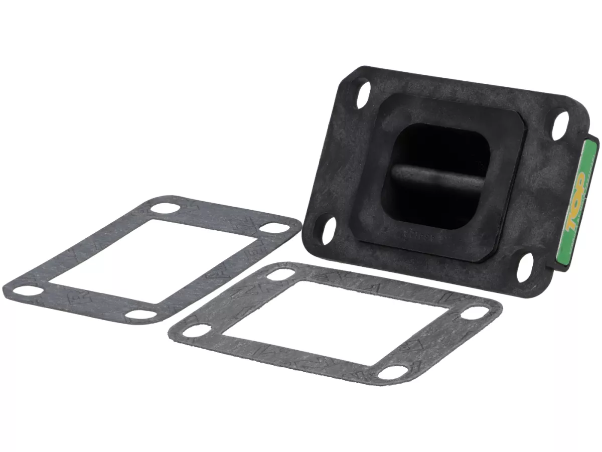 Blocco membrana -TOP PERFORMANCES- VForce - Minarelli AM6, Derbi D50B0/D50B1 - Aprilia MX50, RS50, RS4, RX50, SX50, Tuono50, Derbi Senda50, GPR50, Peugeot XPS50, XR6, XR7, Rieju RS2, Yamaha DT50, TRZ50 - Vespa telaio grande (Malossi), telaio piccolo (Malo