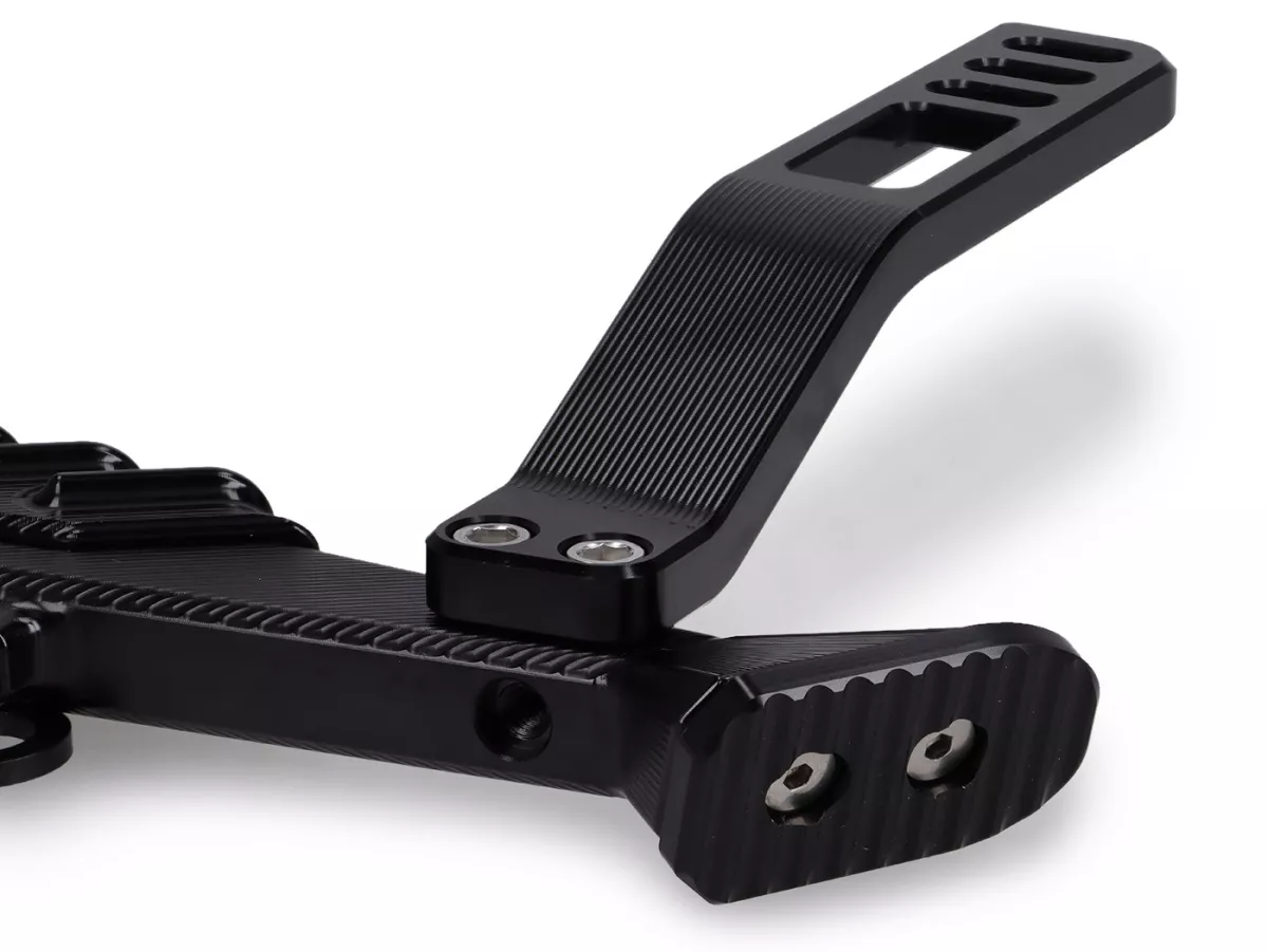 Cavalletto laterale TR Factory, nero per Vespa GTS, GTS Super, GTV, GT 60, 125-310cc