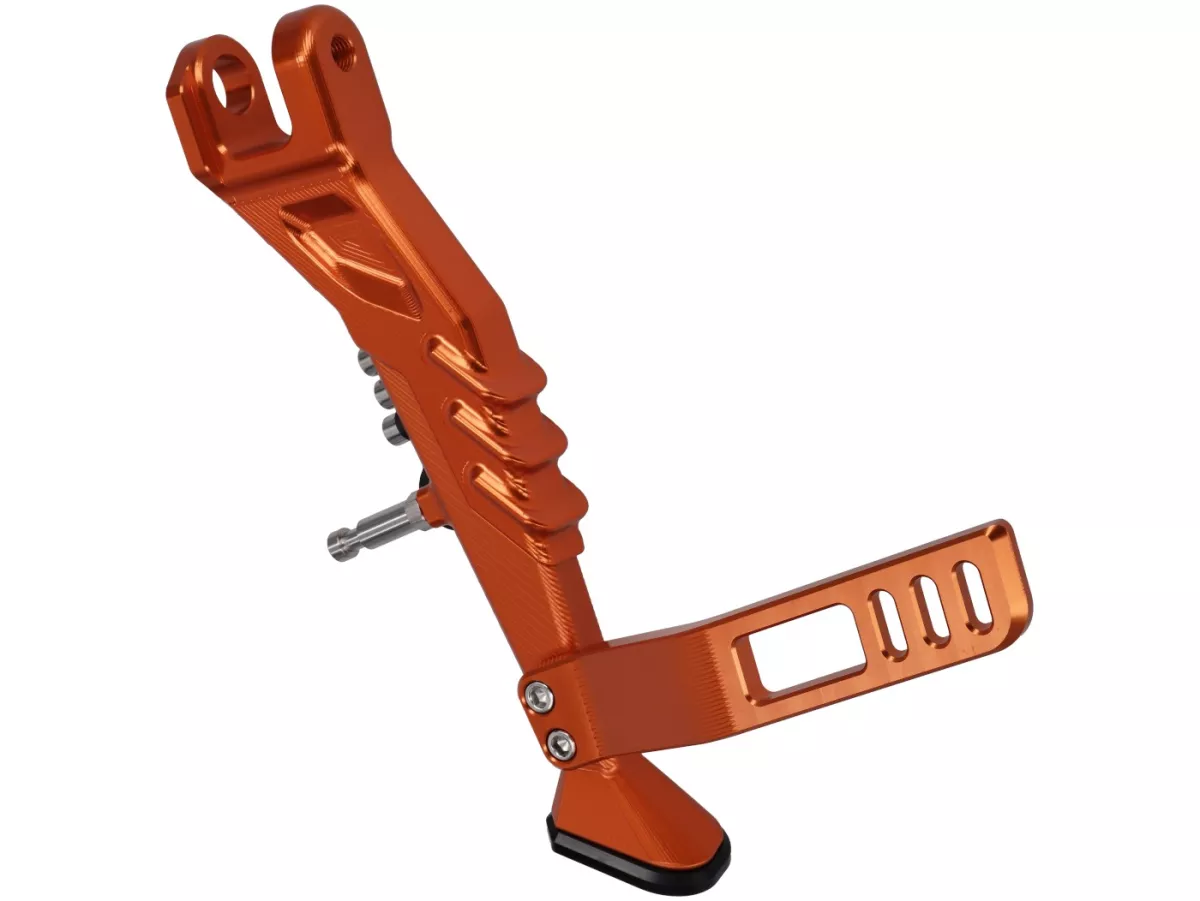 Cavalletto laterale TR Factory, arancione per Vespa GTS, GTS Super, GTV, GT 60, 125-310cc