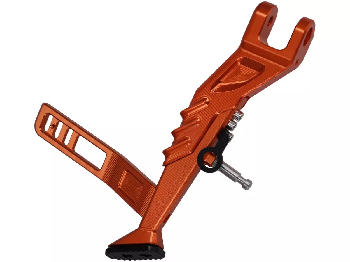 Cavalletto laterale TR Factory, arancione per Vespa GTS, GTS Super, GTV, GT 60, 125-310cc