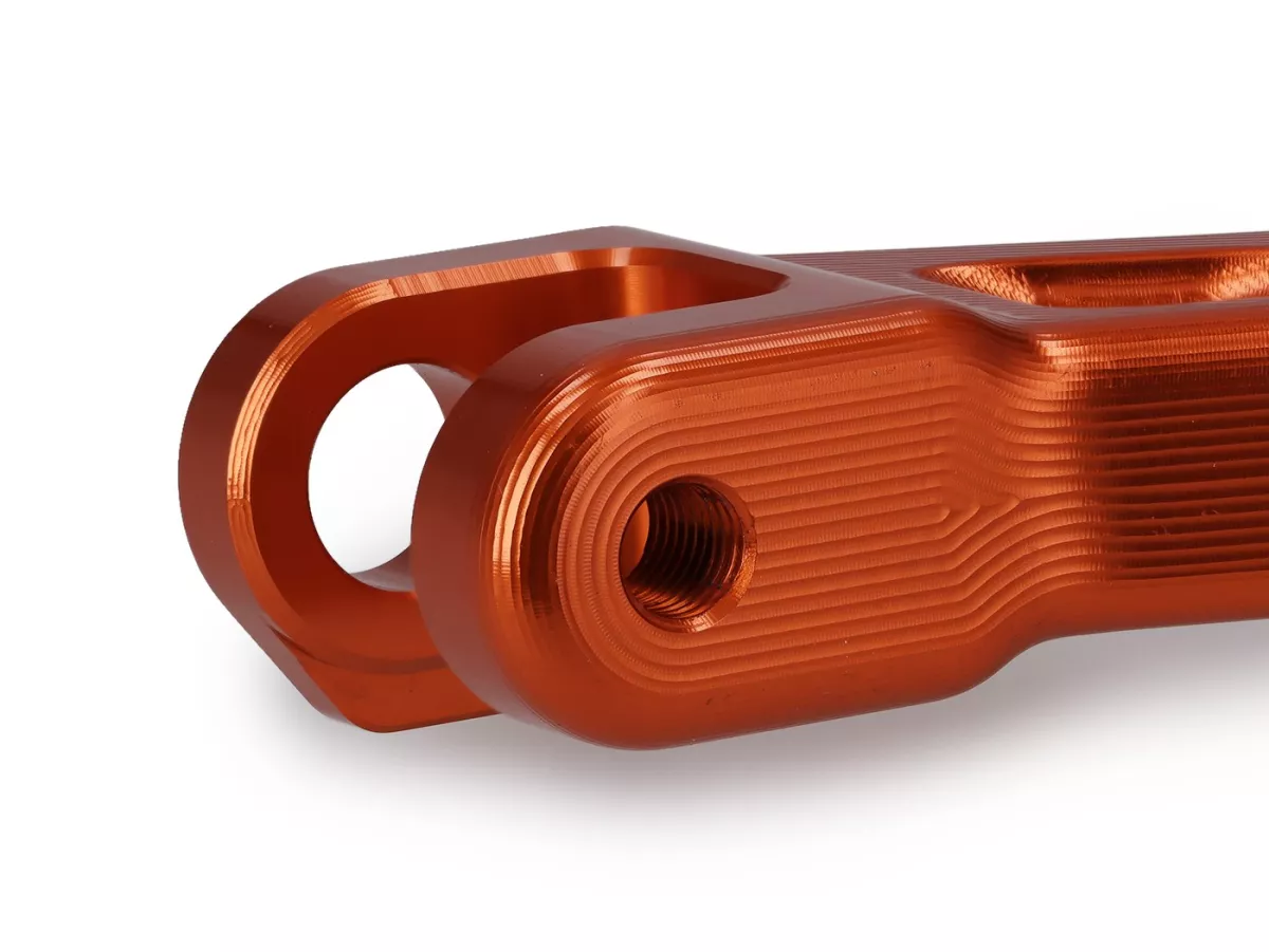 Cavalletto laterale TR Factory, arancione per Vespa GTS, GTS Super, GTV, GT 60, 125-310cc