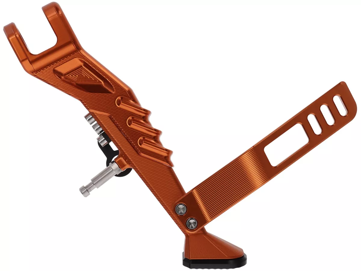 Cavalletto laterale TR Factory, arancione per Vespa GTS, GTS Super, GTV, GT 60, 125-310cc