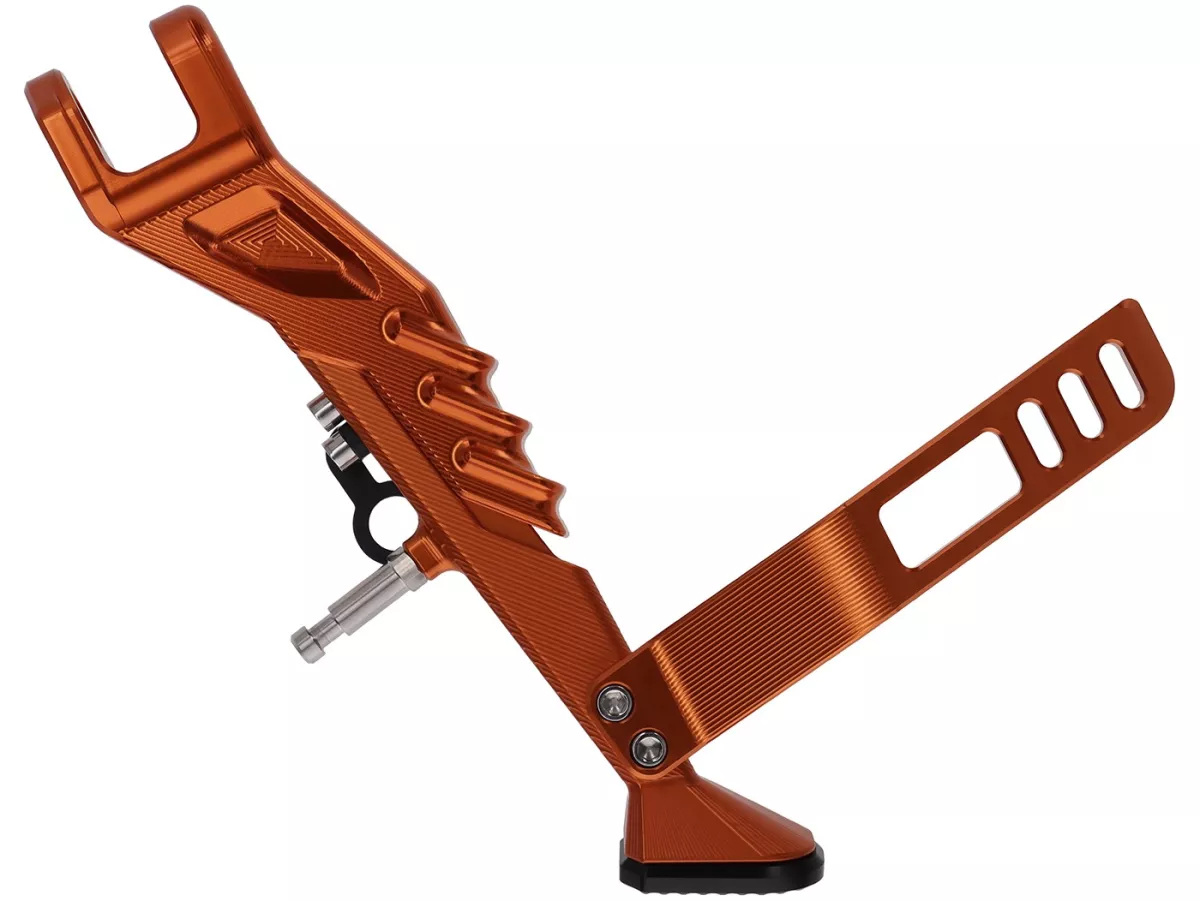 Cavalletto laterale TR Factory, arancione per Vespa GTS, GTS Super, GTV, GT 60, 125-310cc
