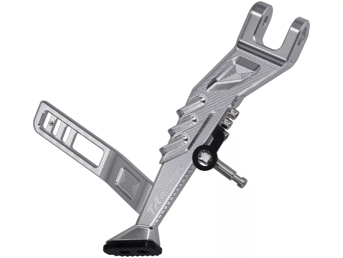 Cavalletto laterale TR Factory, argento per Vespa GTS, GTS Super, GTV, GT 60, 125-310cc
