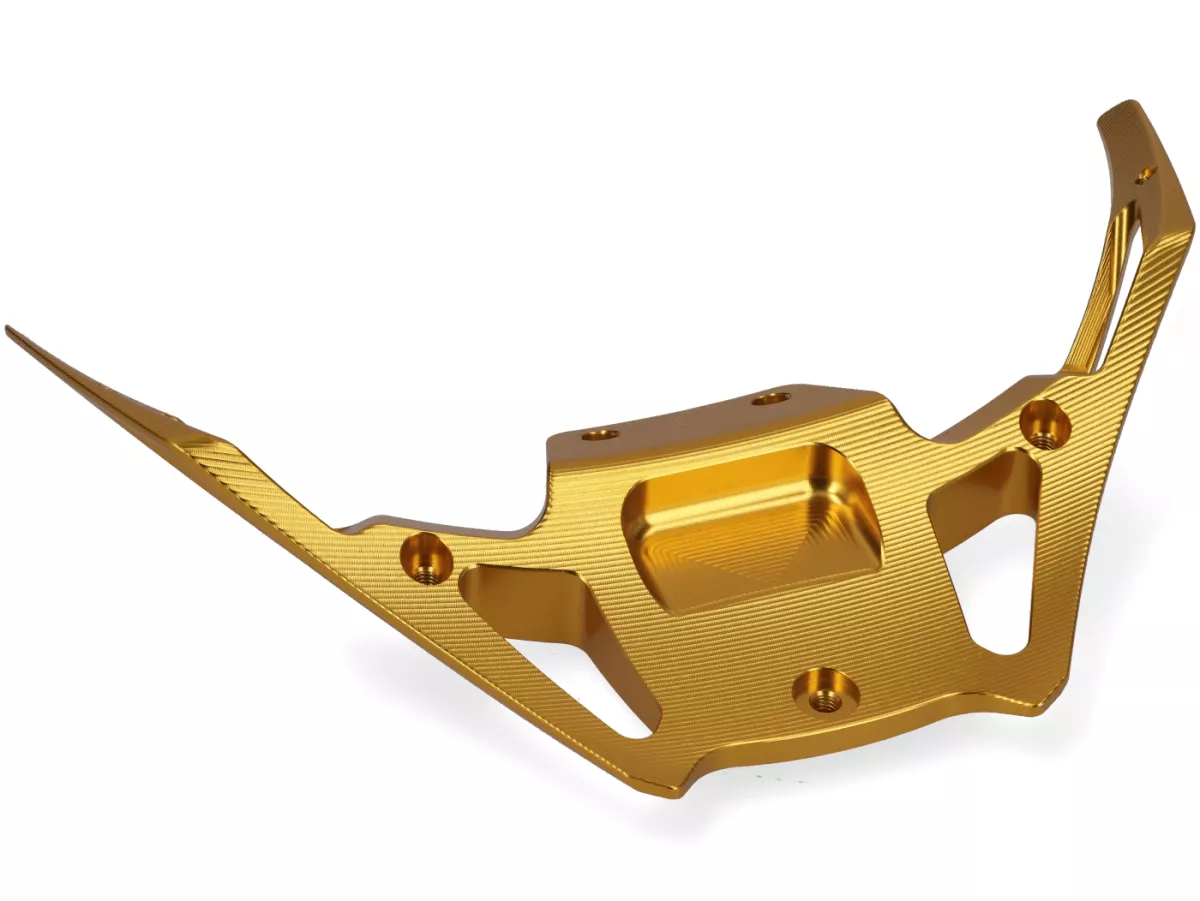 Ducktail spoiler TR Factory V2, oro para Vespa GTS, GTS Super, GTV, GT 60, GT, GT L, Sprint, Primavera