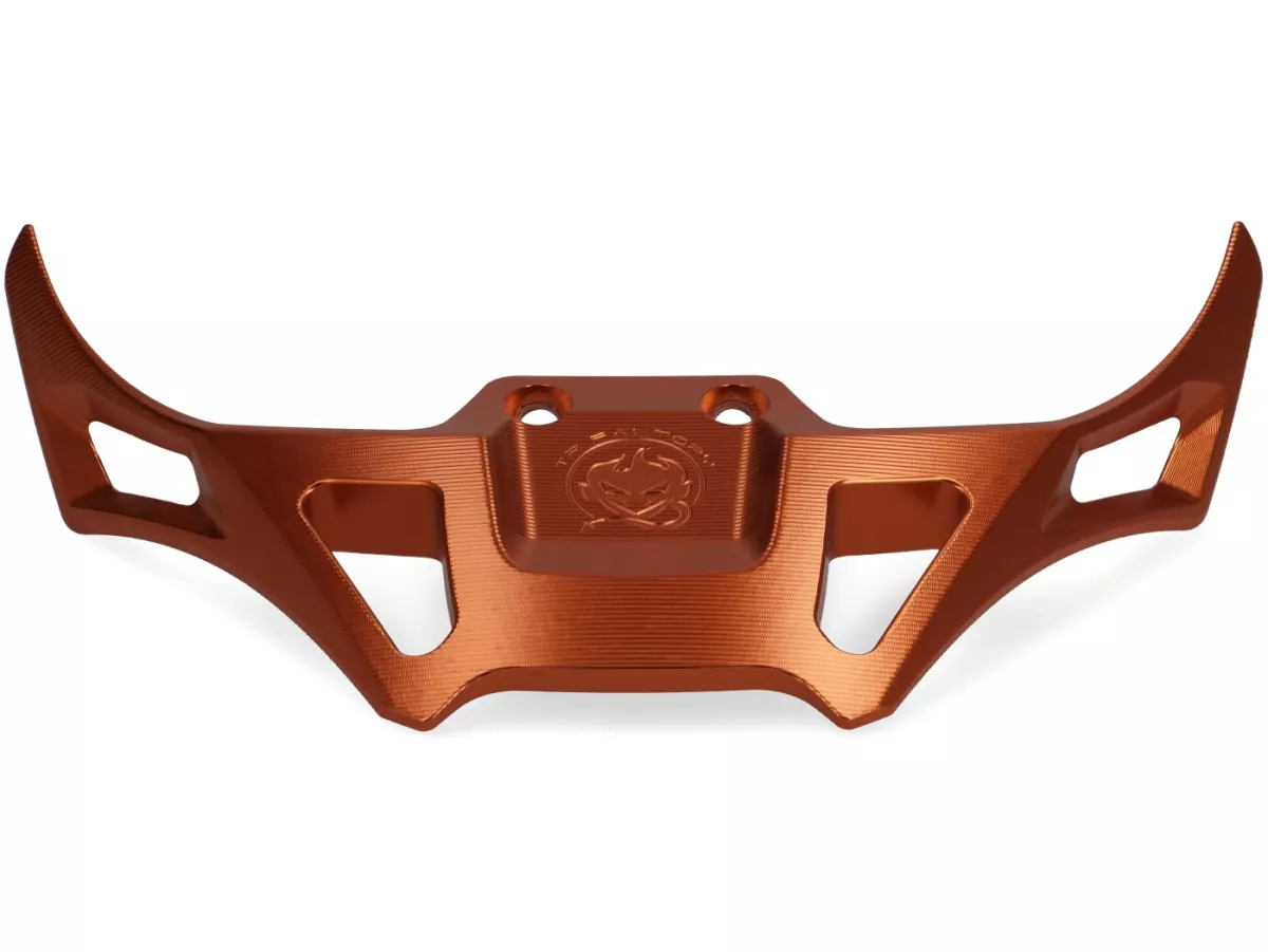 Ducktail-Spoiler TR Factory V2, orange für Vespa GTS, GTS Super, GTV, ​GT 60, GT, ​GT L, Sprint, Primavera