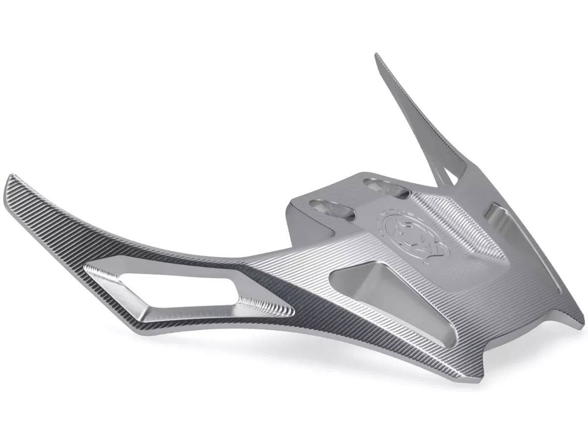 Ducktail spoiler TR Factory V2, silver for Vespa GTS, GTS Super, GTV, GT 60, GT, GT L, Sprint, Primavera