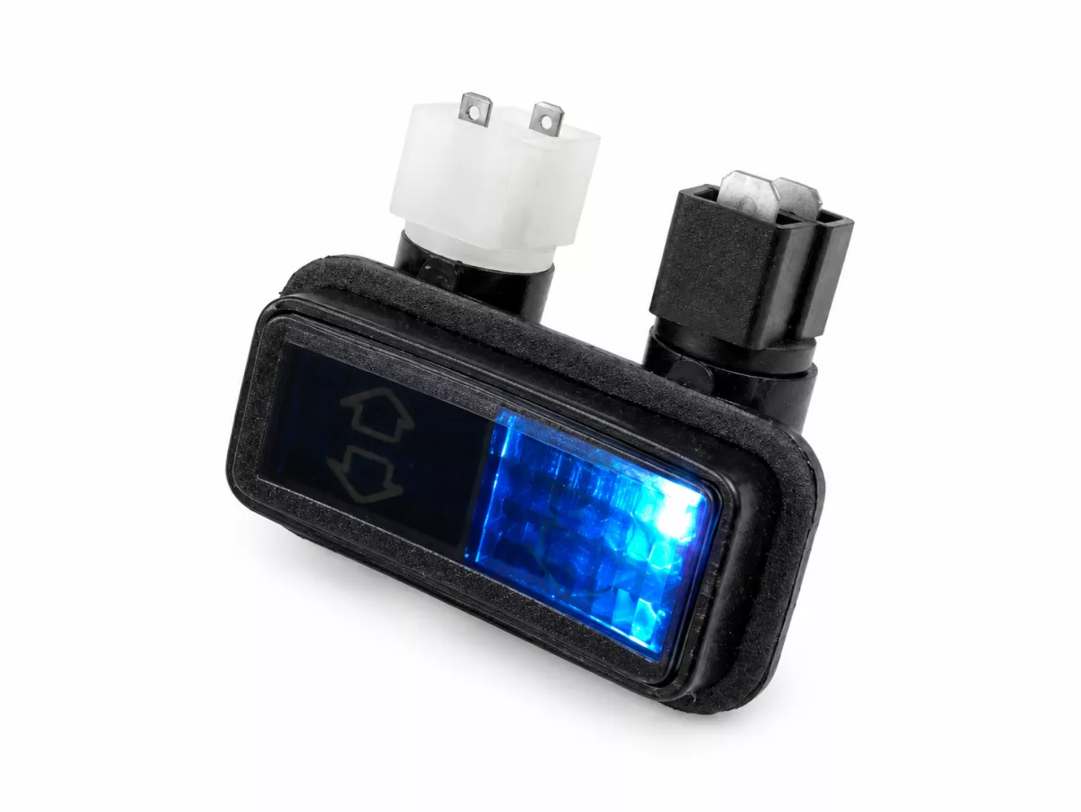 Luz indicadora de luces largas/intermitentes -GRABOR- Vespa PK S - para montar en la cubierta del cabezal de dirección