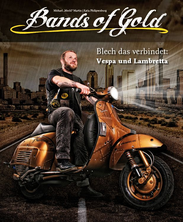 Book - *Bands of Gold: The Metal That Connects Vespa and Lambretta* by Martin Michael and Katja Philipsenburg