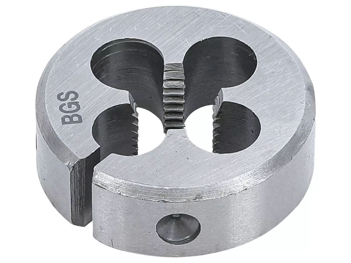 Alat Pemotong Ulir -BGS Technic- GCr15, 25 mm - M10x1,0