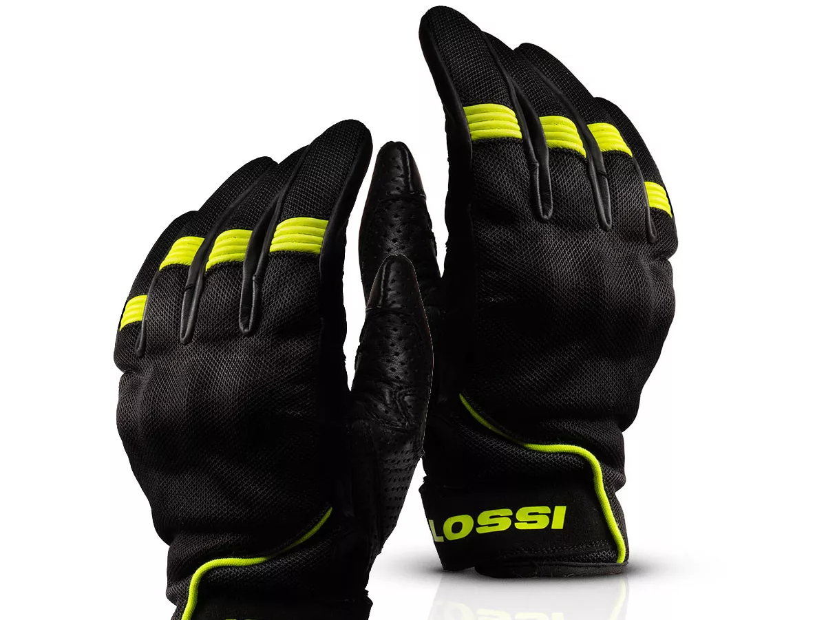 Guantes -Malossi- S-Gloves/Verano - negro/amarillo