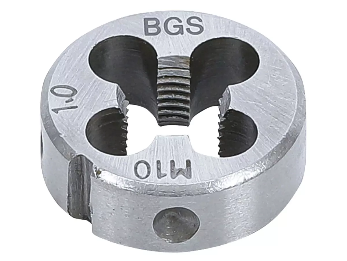 Machos de roscar -BGS Technic- GCr15, 25 mm - M10x1,0