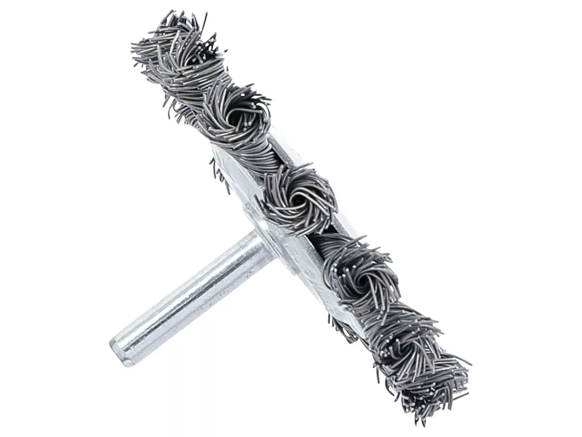 Disc Brush - BGS Technic - Steel Wire, Ø 75 mm - 6 mm Mount