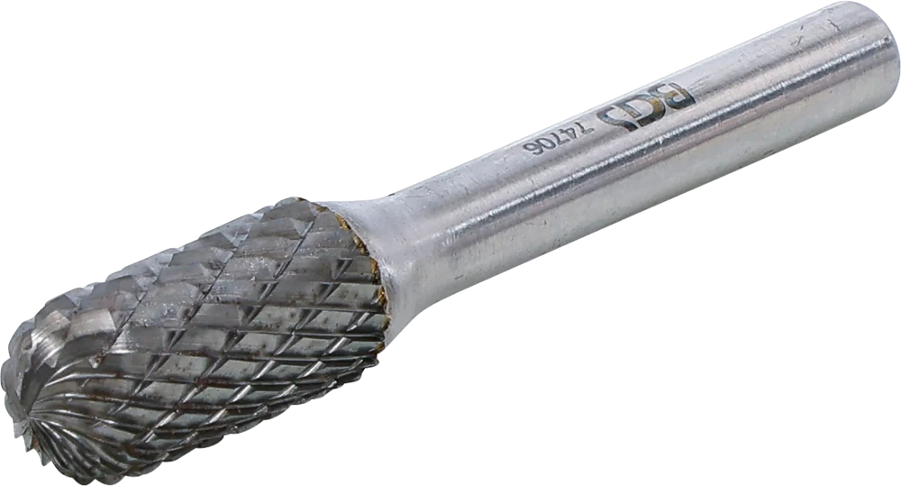 Frässtift HSS -BGS Technic- 6mm / 60mm - Walzenrund