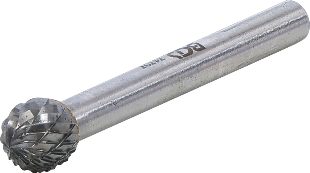 Frässtift HSS -BGS Technic- 6mm / 55mm - Kugelform