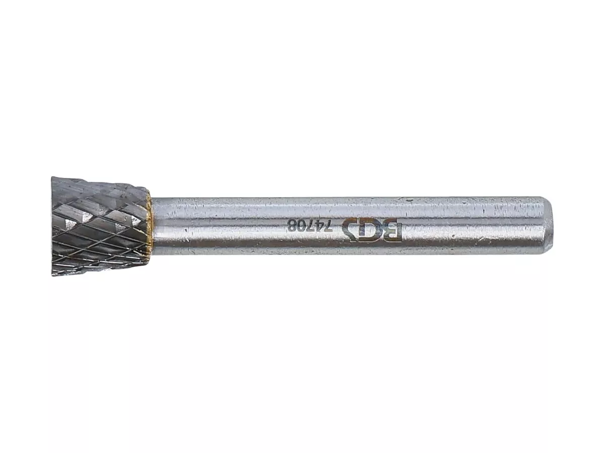 Frässtift HSS -BGS Technic- 6mm / 50mm - Kegekstumpf