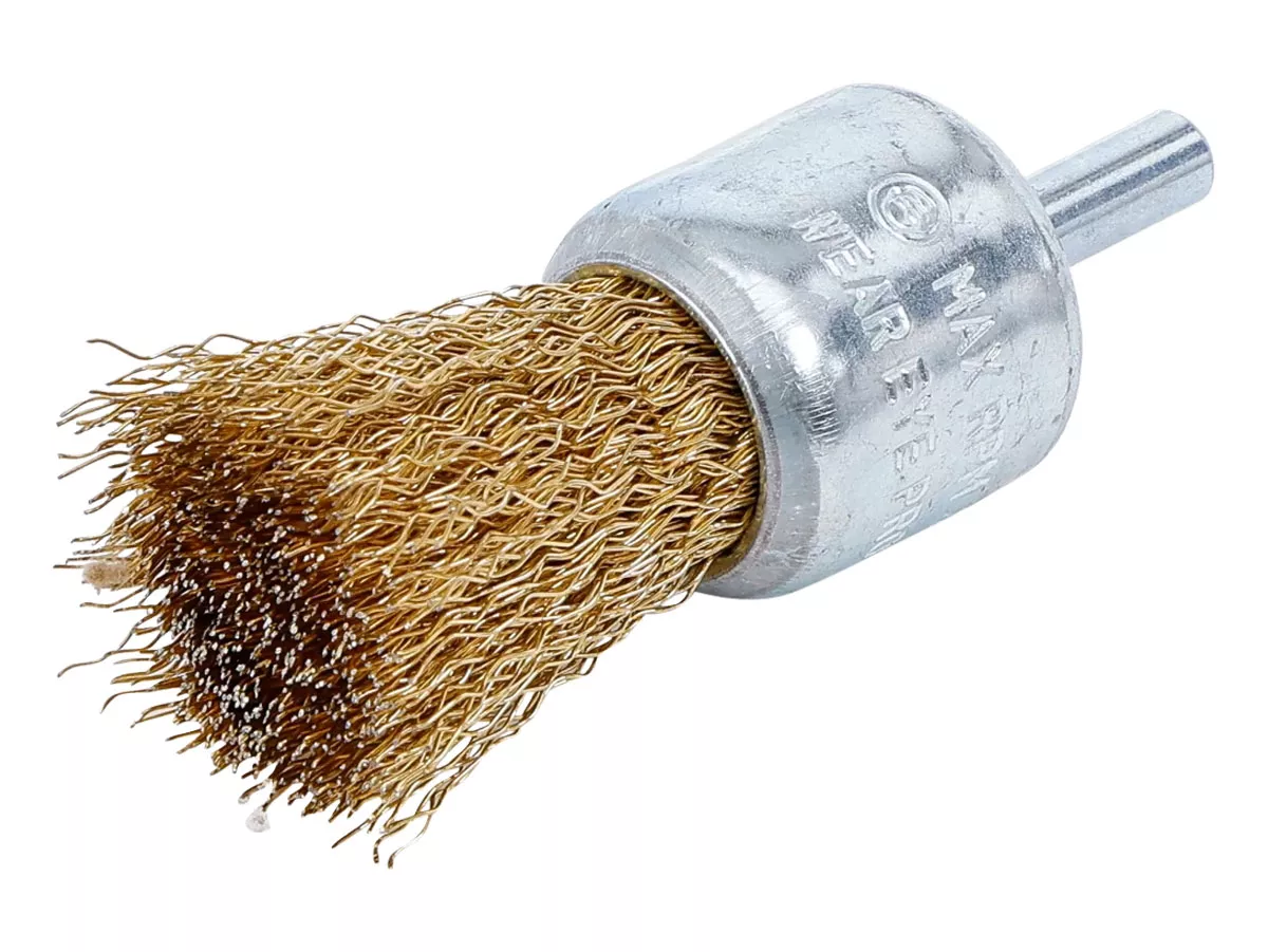 Bristle Wire Brush - BGS Technic - Ø 25 mm - 6 mm Shank