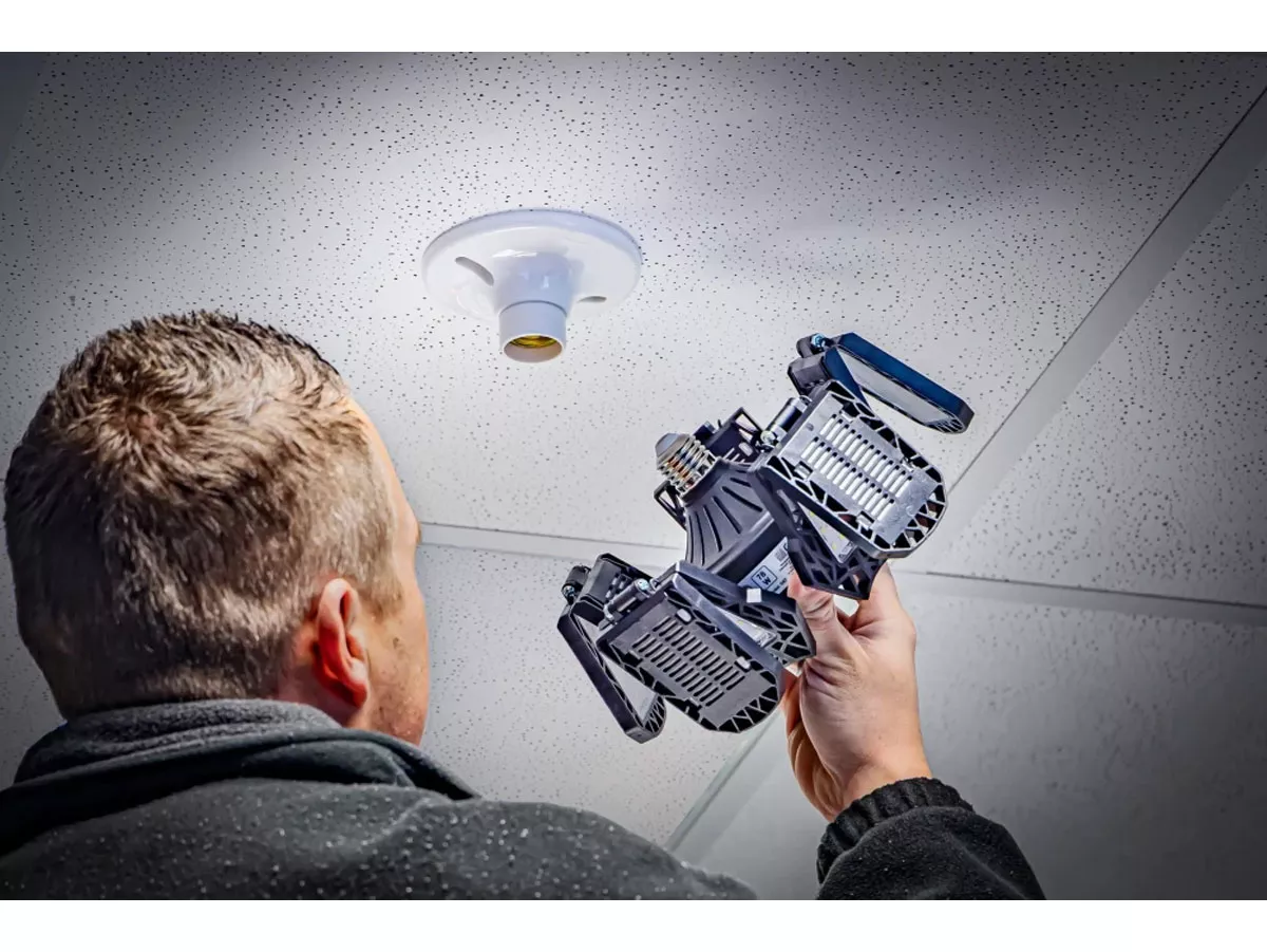 LED-lampa – BGS Technic – verkstads-/garagelampa – 78 W