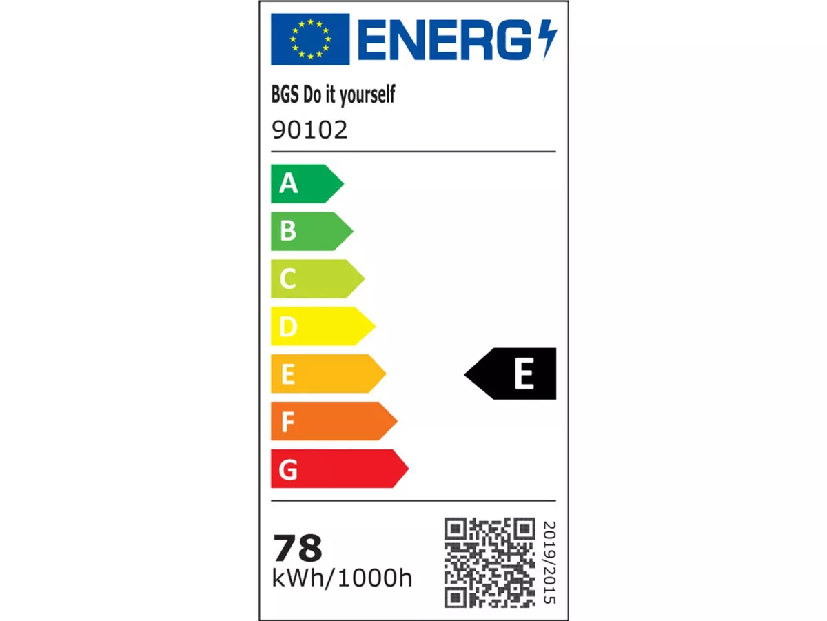 LED-lampa – BGS Technic – verkstads-/garagelampa – 78 W