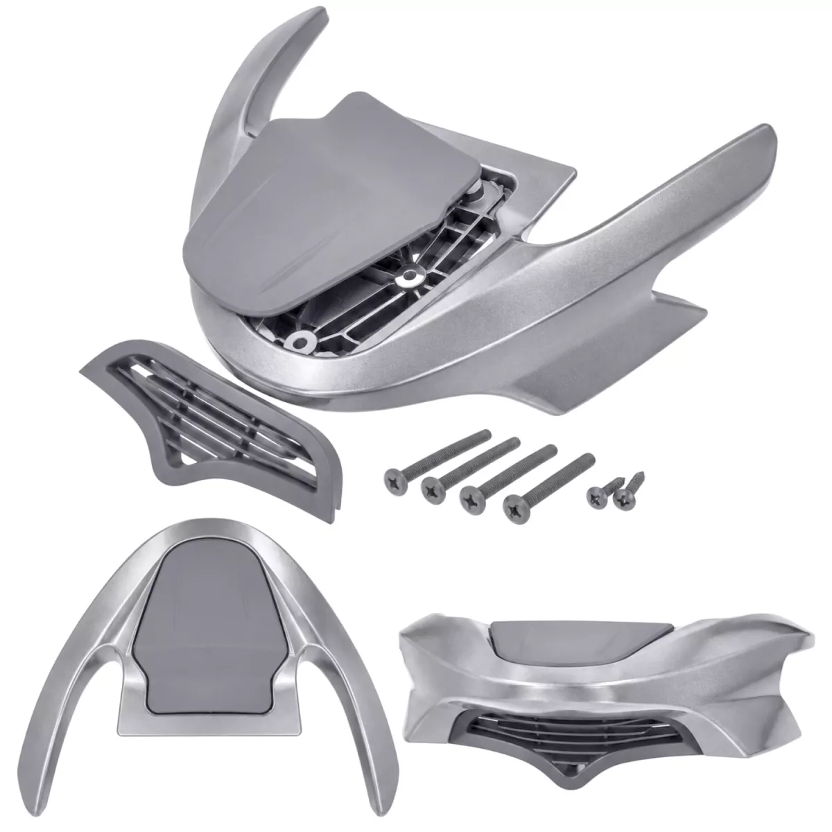 Bagagedrager -DMP- Gilera Runner 50-200 - matzilver