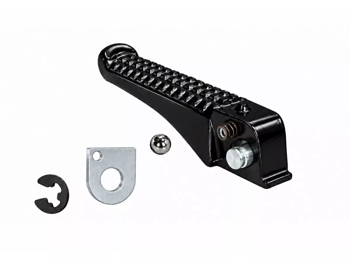 Set di poggiapiedi -DMP- Gilera Runner 50-200, Storm, Piaggio NRG, NTT, TPH - nero
