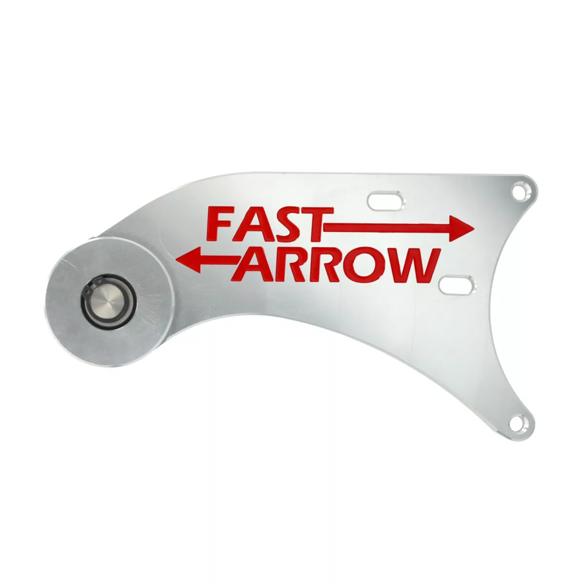 CNC Schwinge / Torsen  -Fast Arrow Pro- Piaggio 50 2T kurz - silbern