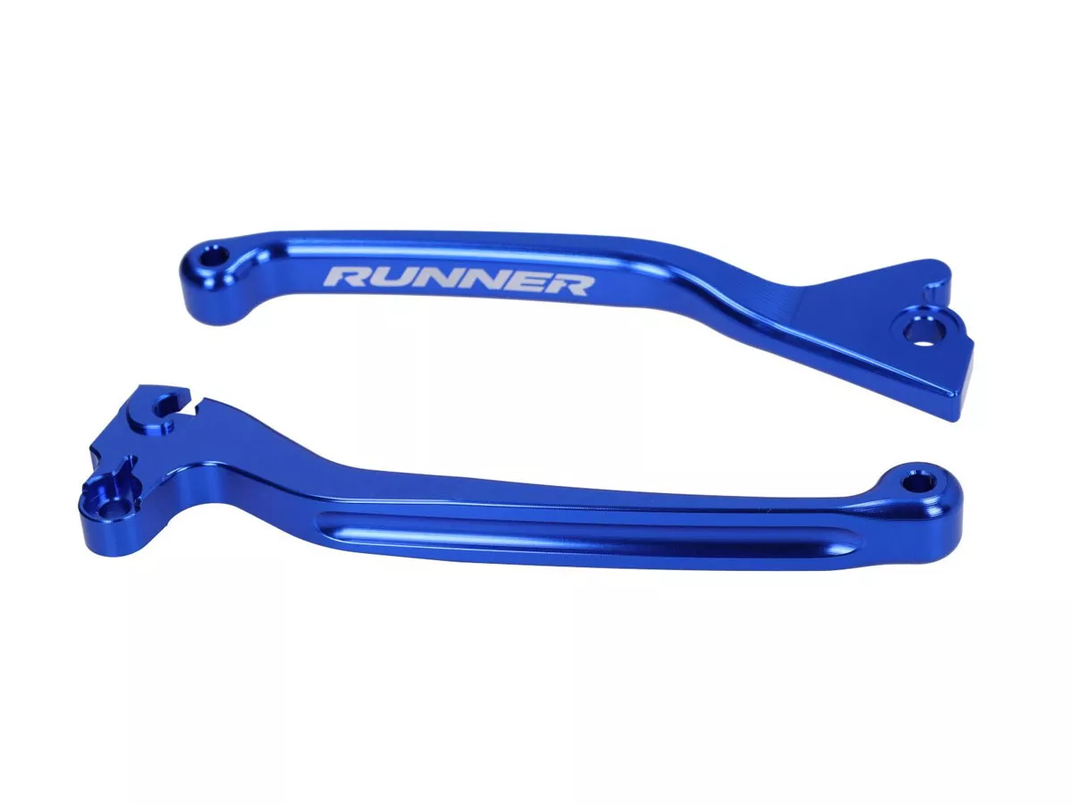 Brake Lever Set - Fast Arrow Pro - CNC - Gilera Runner 50-180 DT - Blue