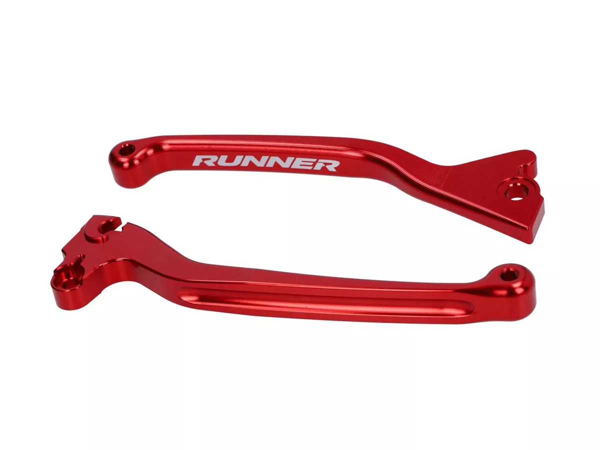 Brake Lever Set - Fast Arrow Pro - CNC - Gilera Runner 50-180 DT - Red